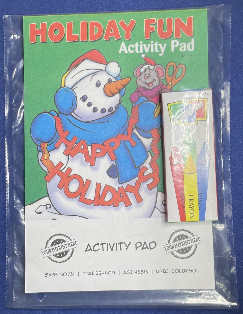 Product Photo 1 Holiday Fun Activity Pad Fun Pack