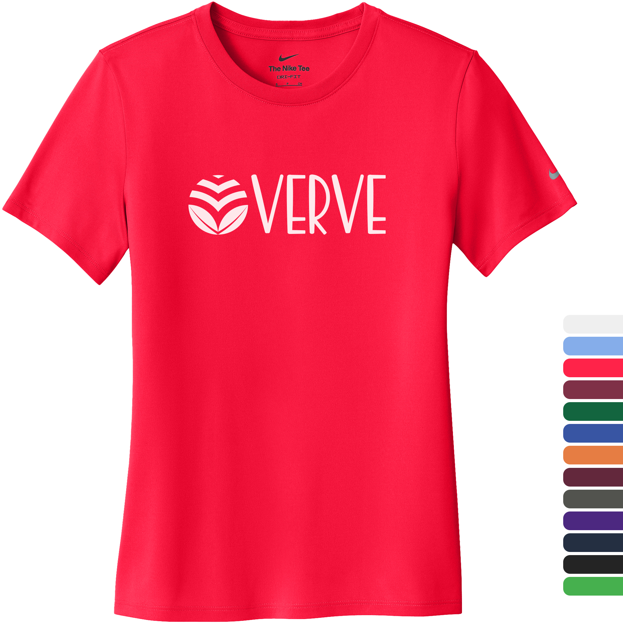 Product Photo 1 Nike® Swoosh Sleeve Recycled Poly rLegend Ladies' Tee