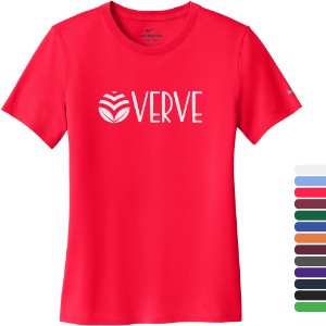 Nike® Swoosh Sleeve Recycled Poly rLegend Ladies' Tee - NK2291