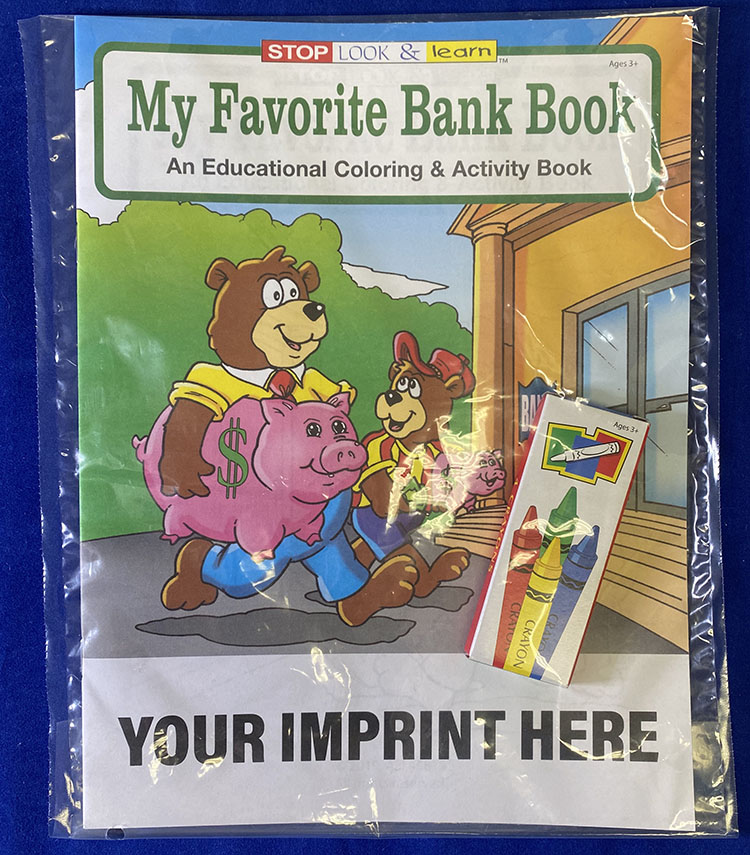 Product Photo 1 My Favorite Bank Book Coloring Book Fun Pack