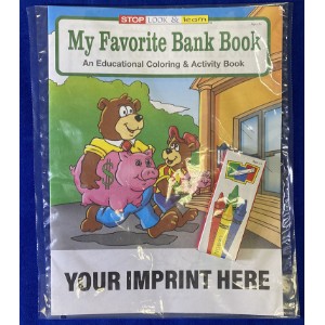 My Favorite Bank Book Coloring Book Fun Pack - CB4530