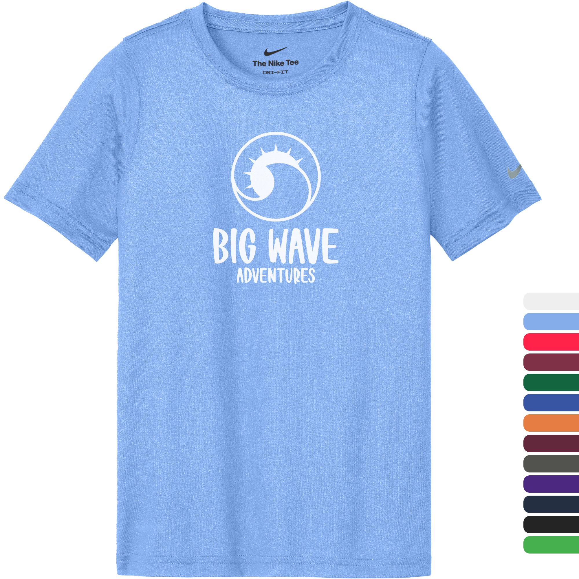 Product Photo 1 Nike® Swoosh Sleeve Recycled Poly rLegend Youth Tee