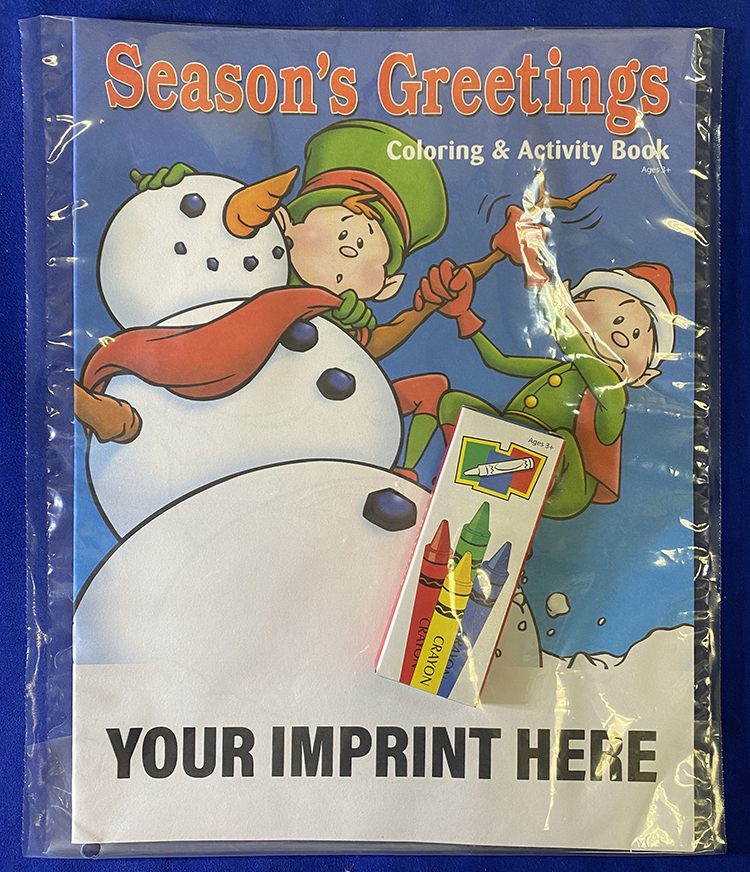 Product Photo 1 Season's Greetings Coloring Book Fun Pack