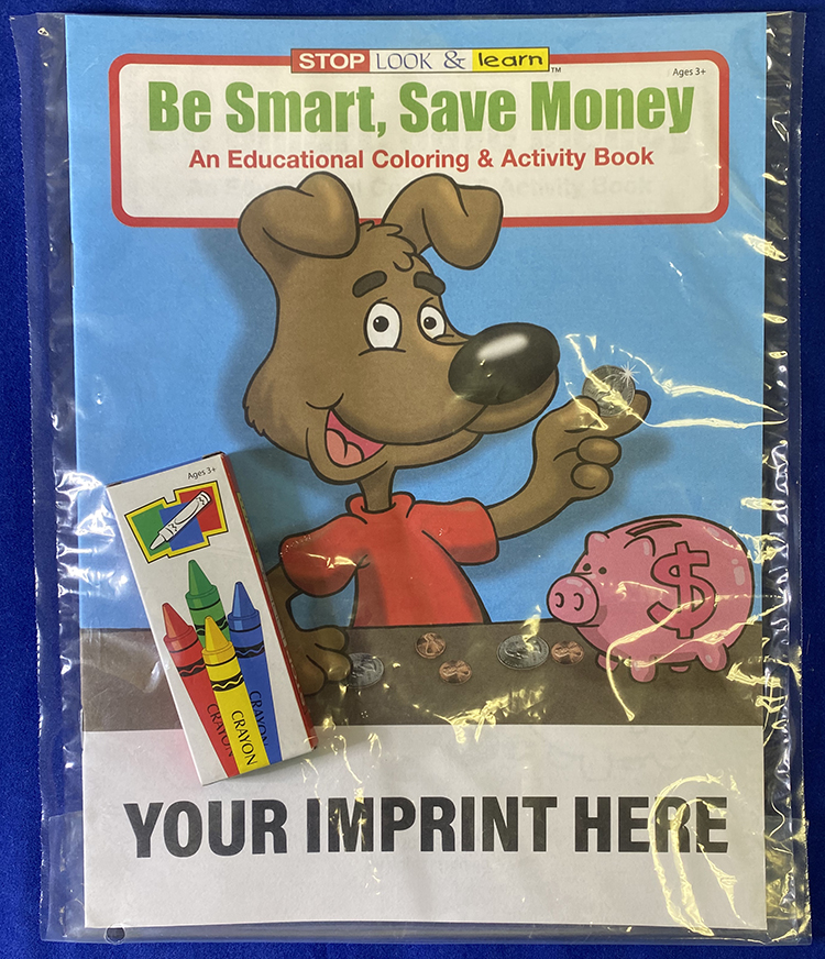 Product Photo 1 Be Smart, Save Money Coloring Book Fun Pack