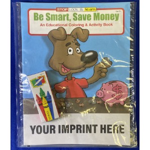Be Smart, Save Money Coloring Book Fun Pack - CB4532