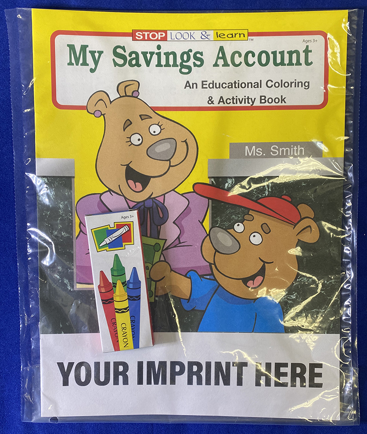 Product Photo 1 My Savings Account Coloring Book Fun Pack