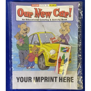 Our New Car Coloring Book Fun Pack - CB4534