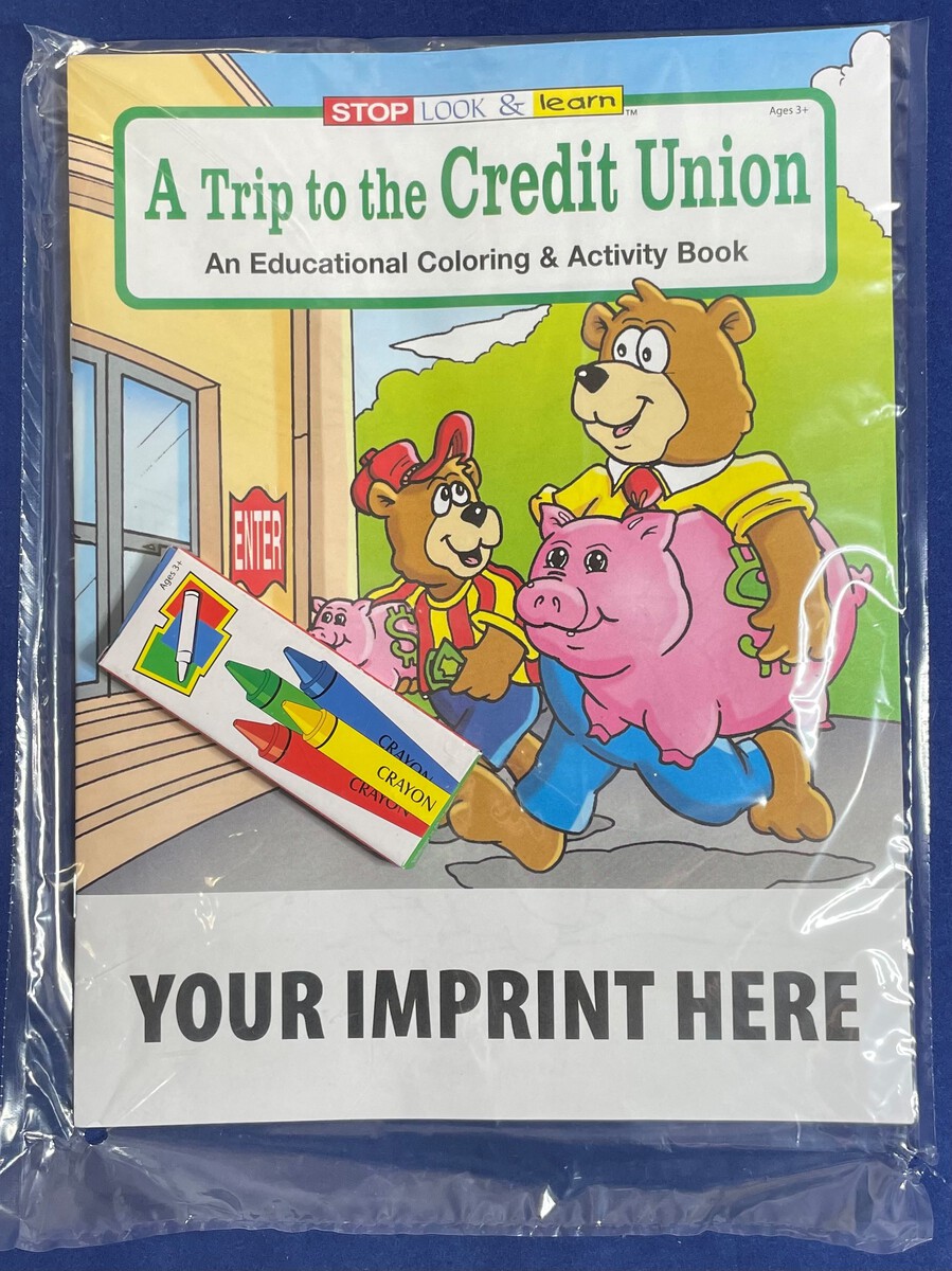 Product Photo 1 A Trip to the Credit Union Coloring & Activity Book Fun Pack