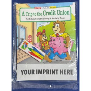 A Trip to the Credit Union Coloring & Activity Book Fun Pack - CB4535