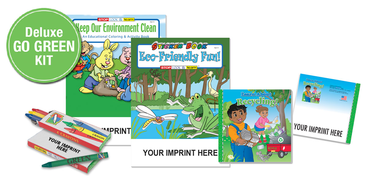 Product Photo 1 Deluxe Go Green Coloring & Sticker Kit