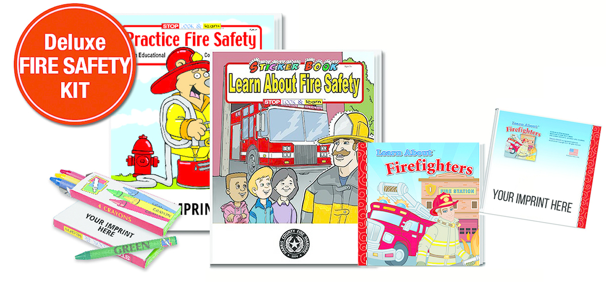 Product Photo 1 Deluxe Fire Safety Coloring & Activity Kit