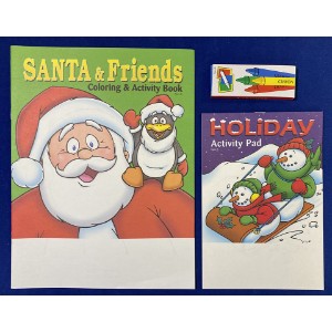 Holiday Safety Coloring & Activity Kit - Christmas 1 - CB4543