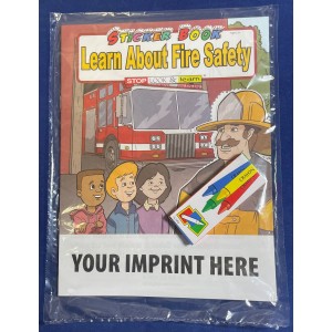 Learn About Fire Safety Sticker Book Fun Pack - CB4547