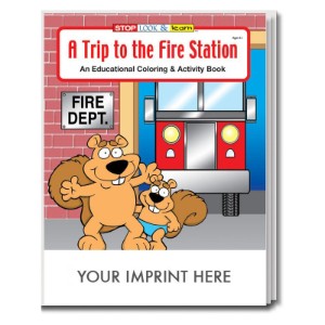 A Trip To The Fire Station Coloring & Activity Book - CLB830