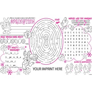 Springtime Activity Placemat - CB4570