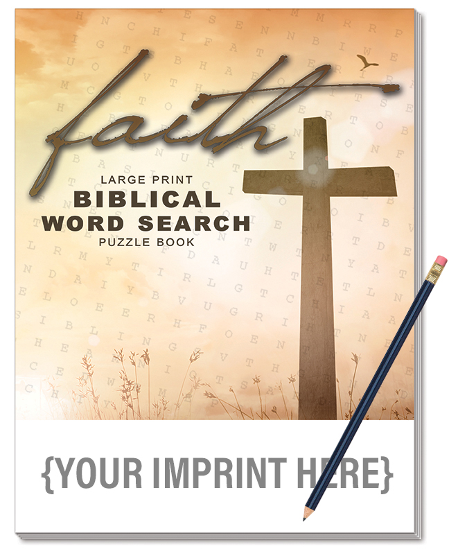 Product Photo 1 LARGE PRINT Faith Word Search Puzzle Pack Set