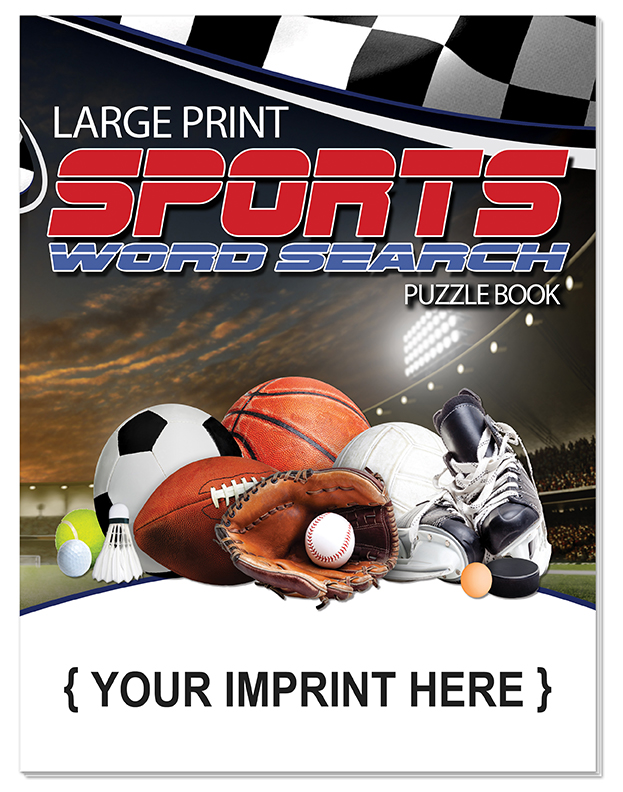 Product Photo 1 SPORTS: Large Print Word Search Puzzle Book