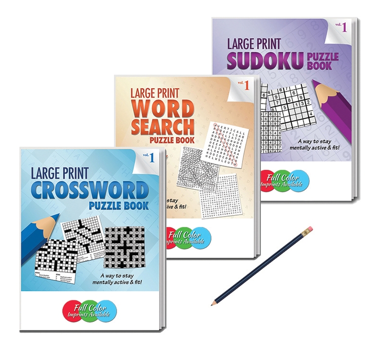 Product Photo 1 LARGE PRINT Puzzle Book Gift Set - Volume 1