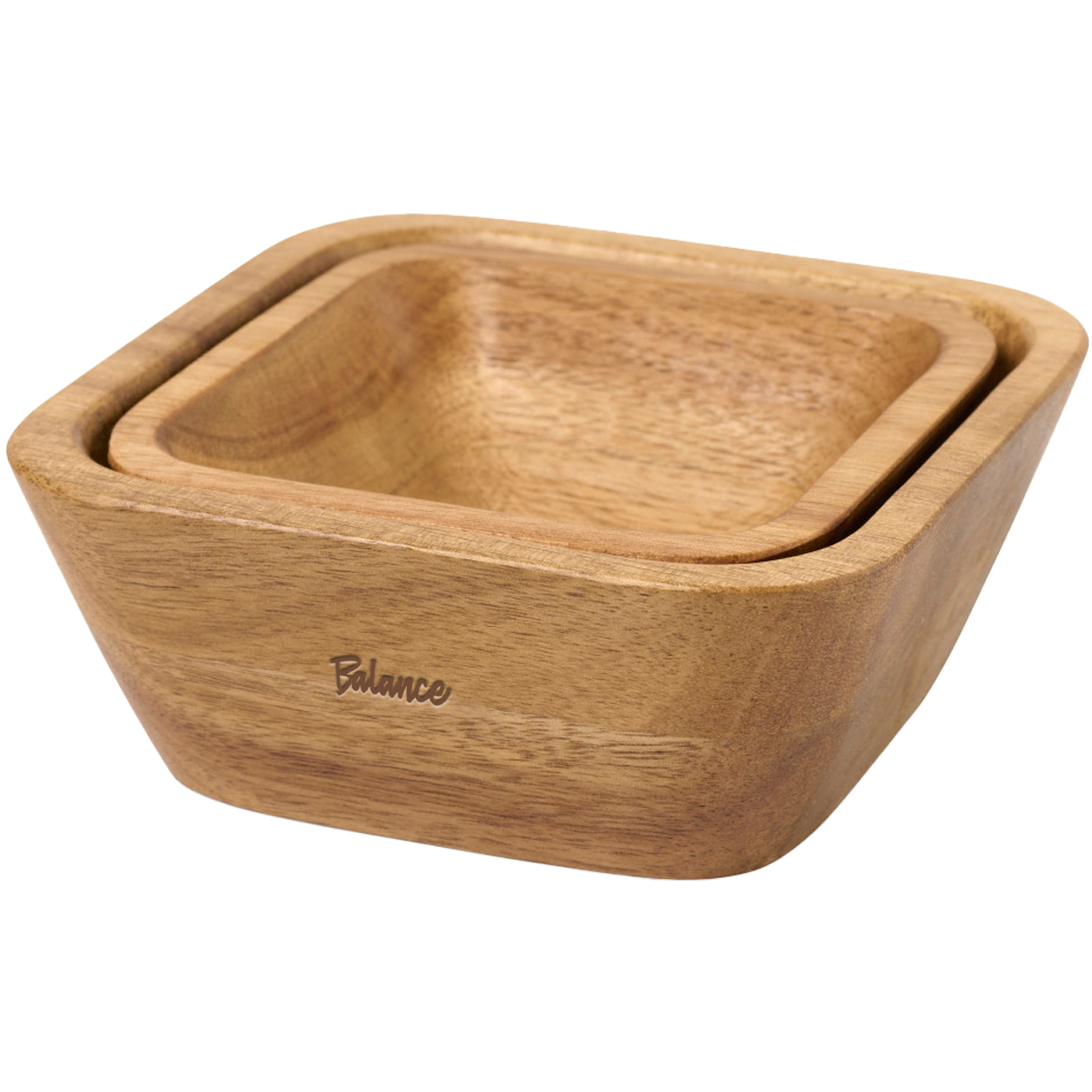 Product Photo 1 La Cuisine Acacia Wood Nesting Snack Bowl Set