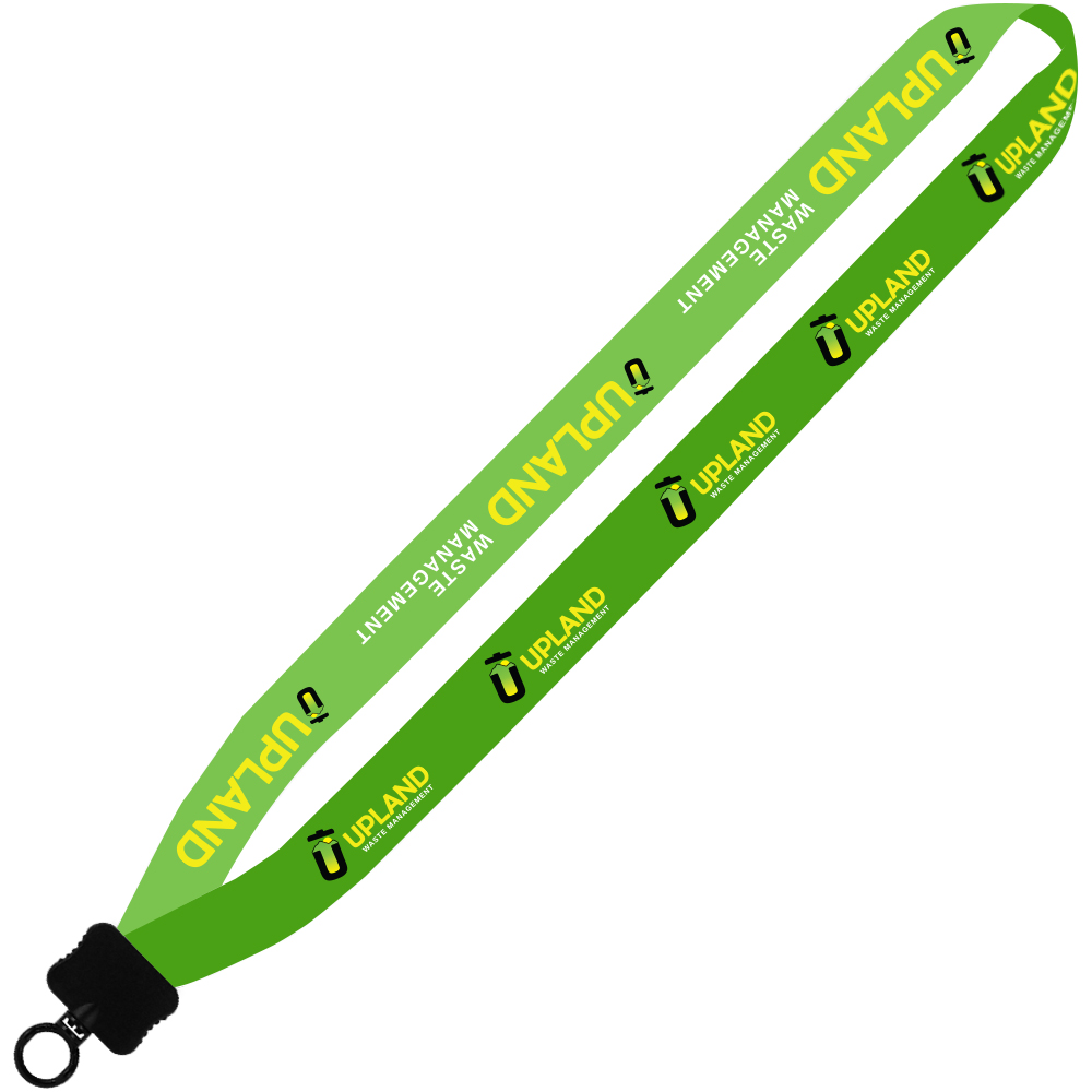Product Photo 1 Dye-Sublimated Lanyard with Plastic Clamshell & O-Ring, 1"