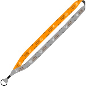 Dye-Sublimated Waffle Weave Lanyard, 3/4" - SZ9118