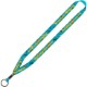 Tubular Lanyard with Metal Crimp & Metal Split-Ring, 5/8"