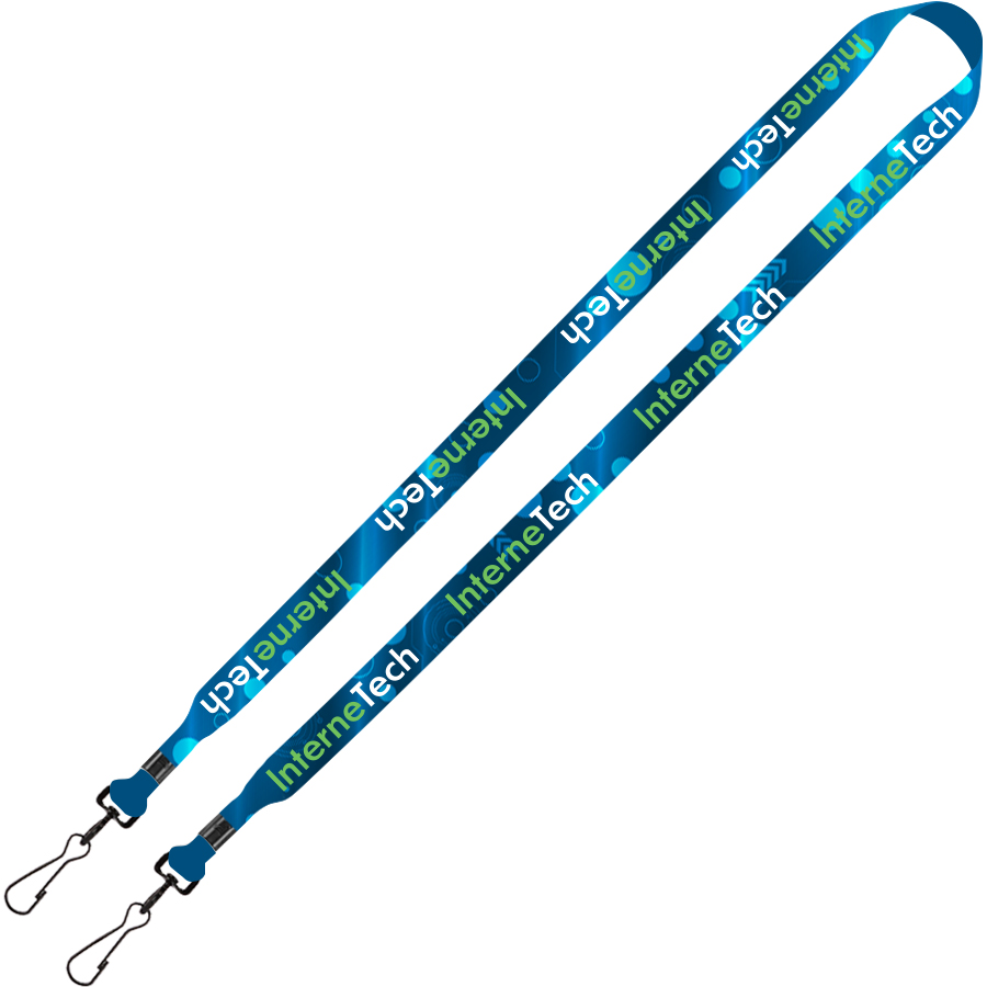 Product Photo 1 Tubular Double Swivel Snap Hook Lanyard, 5/8"
