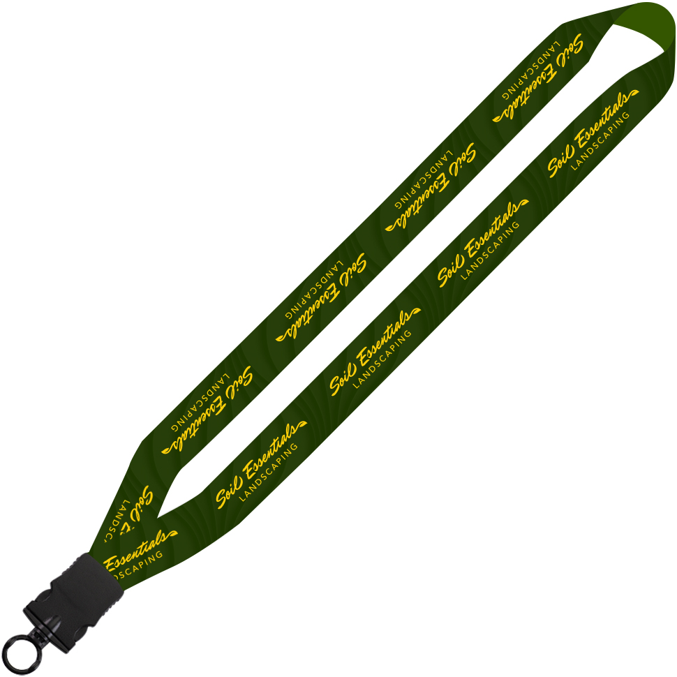 Product Photo 1 Dye-Sublimated Waffle Weave Lanyard, 1"