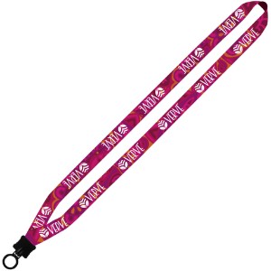 Dye-Sublimated Waffle Weave Lanyard, 1/2" - SZ9162