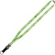 Tubular Lanyard with Plastic Slide-Buckle Release & Split-Ring, 5/8"