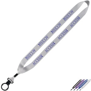 Polyester Lanyard with O-Ring, 3/4" - SZ9170