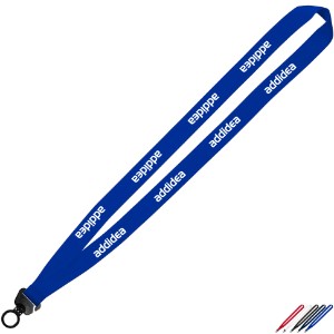 Polyester Evolution34 Welded Lanyard with Trapezoid and Plastic O-Ring, 3/4" - SZ9174