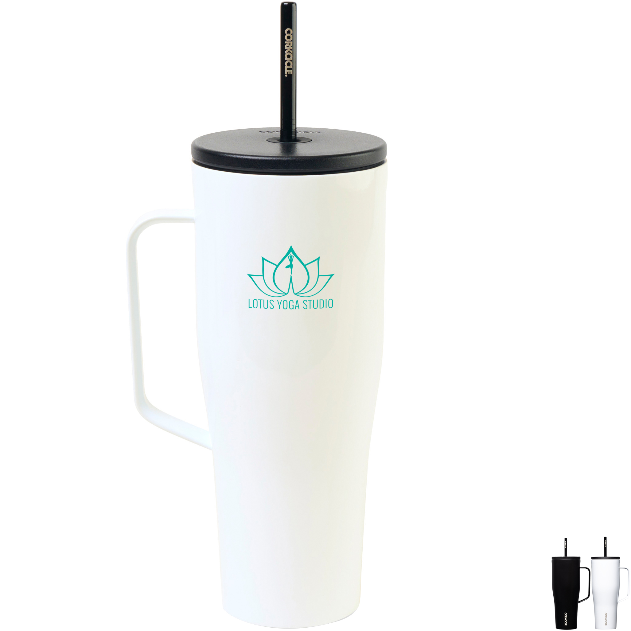 Product Photo 1 Corkcicle® Triple Insulated XL Cold Cup w/ Straw, 30oz.