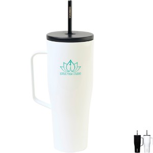 Corkcicle® Triple Insulated XL Cold Cup w/ Straw, 30oz. - GM1874