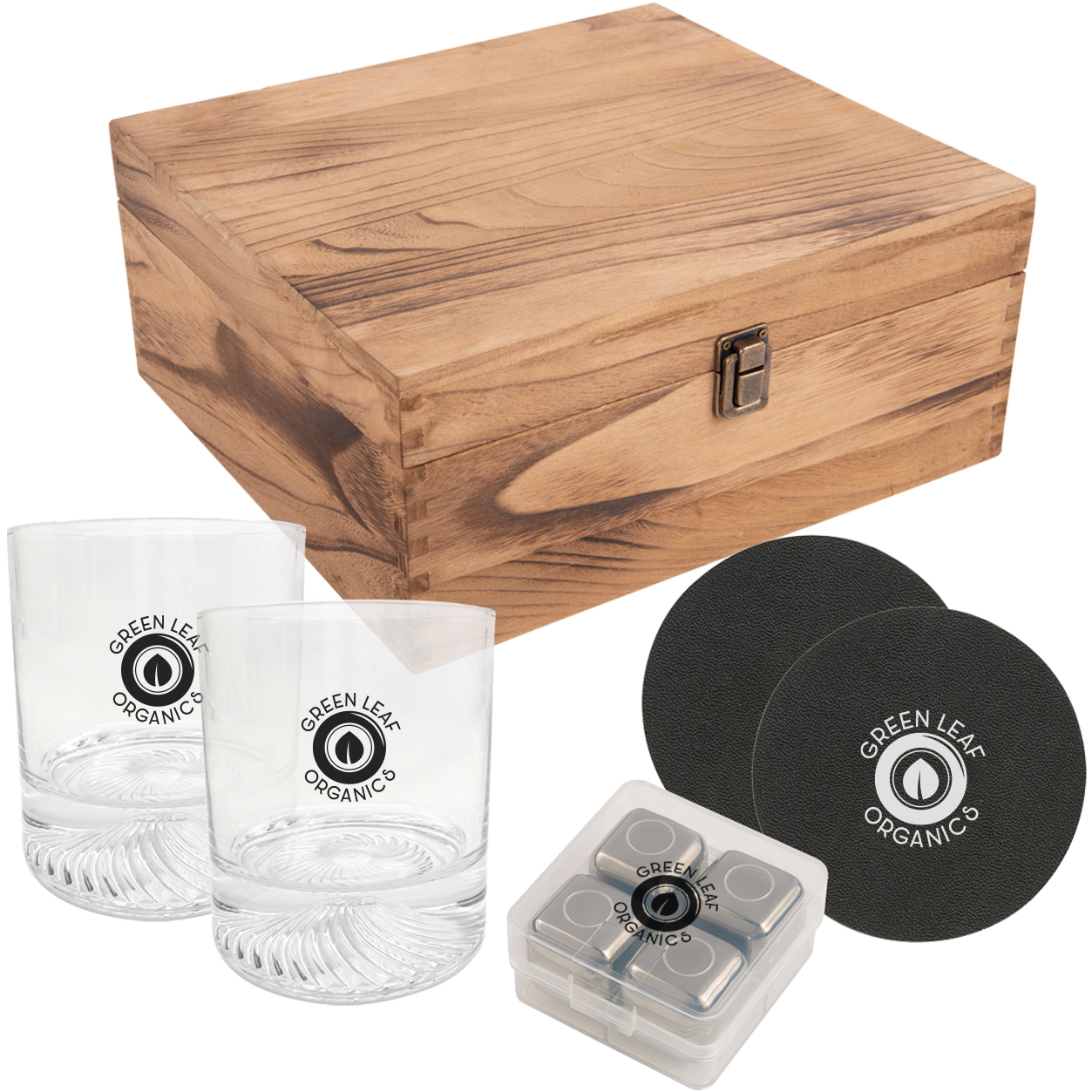 Product Photo 1 Whiskey Gift Set w/ Wood Box