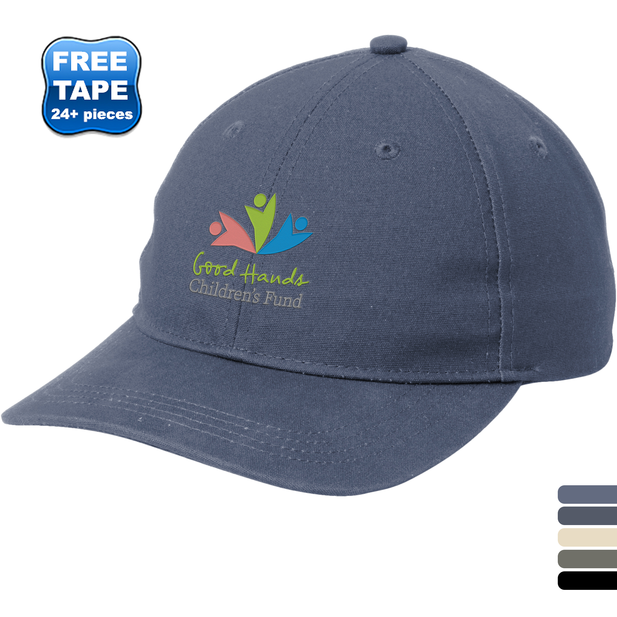 Product Photo 1 Port Authority® Cotton Canvas Leather Strap Cap