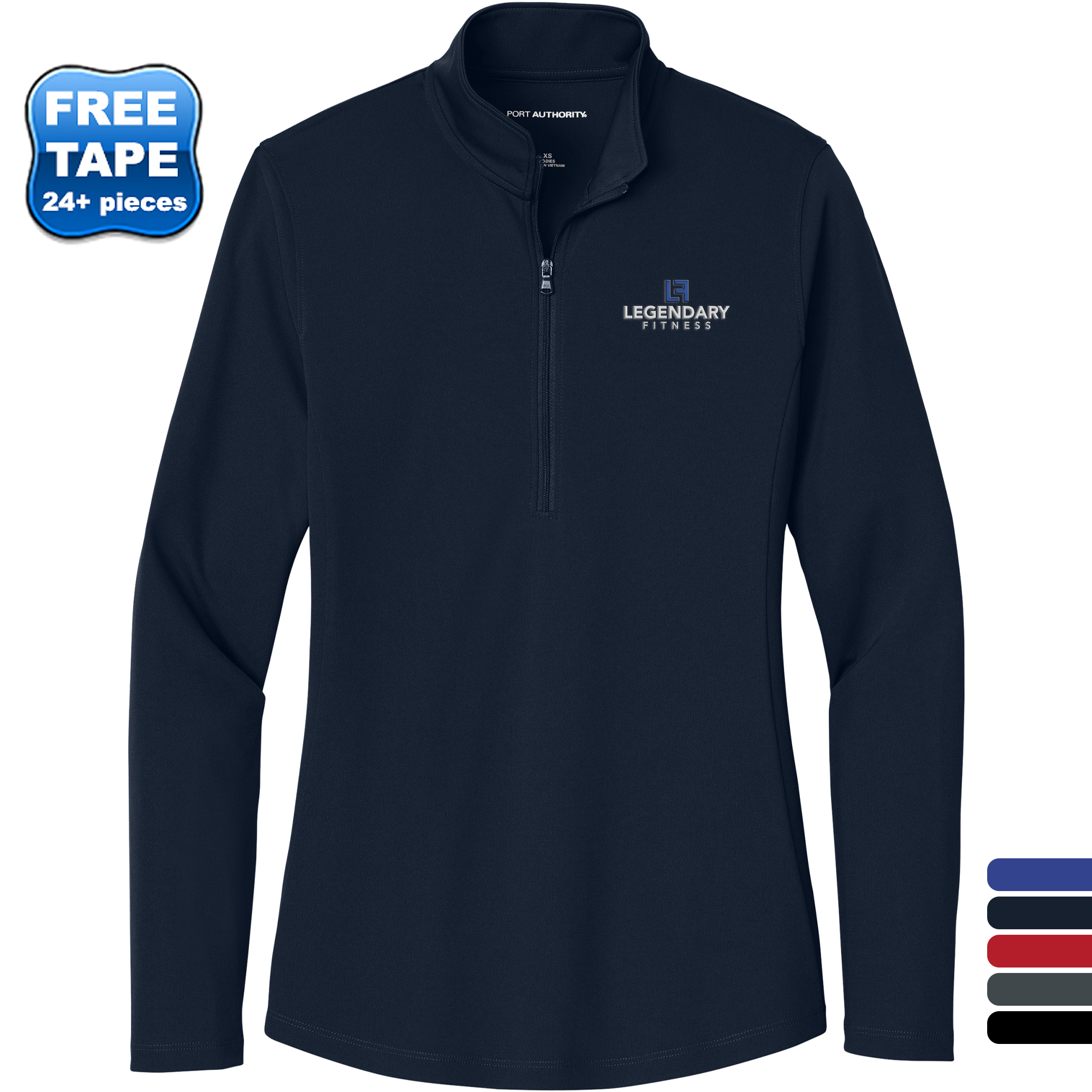 Product Photo 1 Port Authority® Dry Zone® UV Micro-Mesh Polyester Ladies' 1/4 Zip