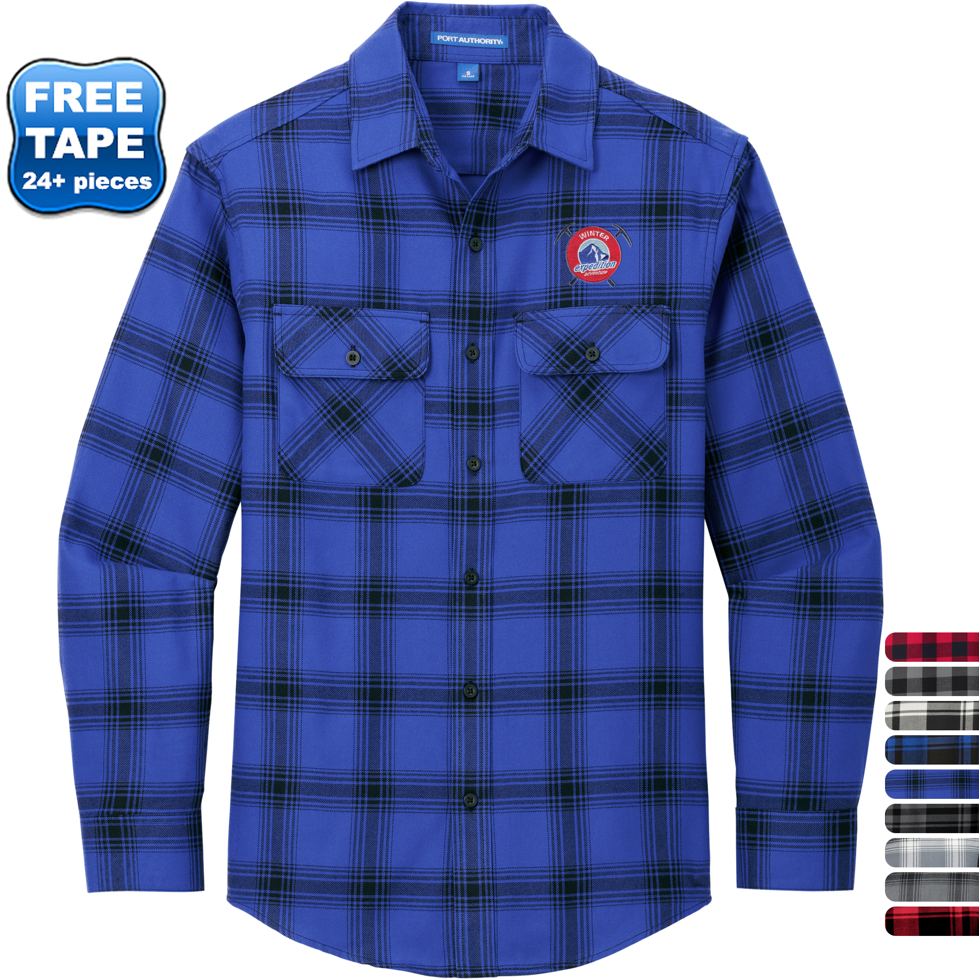 Product Photo 1 Port Authority® Plaid Cotton/Poly Flannel Men's Shirt