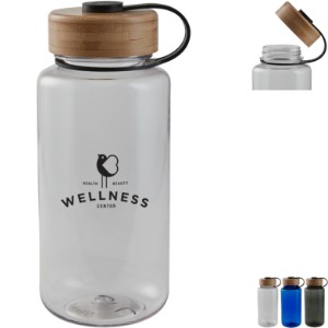 Oasis Tritan™ Bottle w/ Bamboo Lid, 32oz. - EV1063