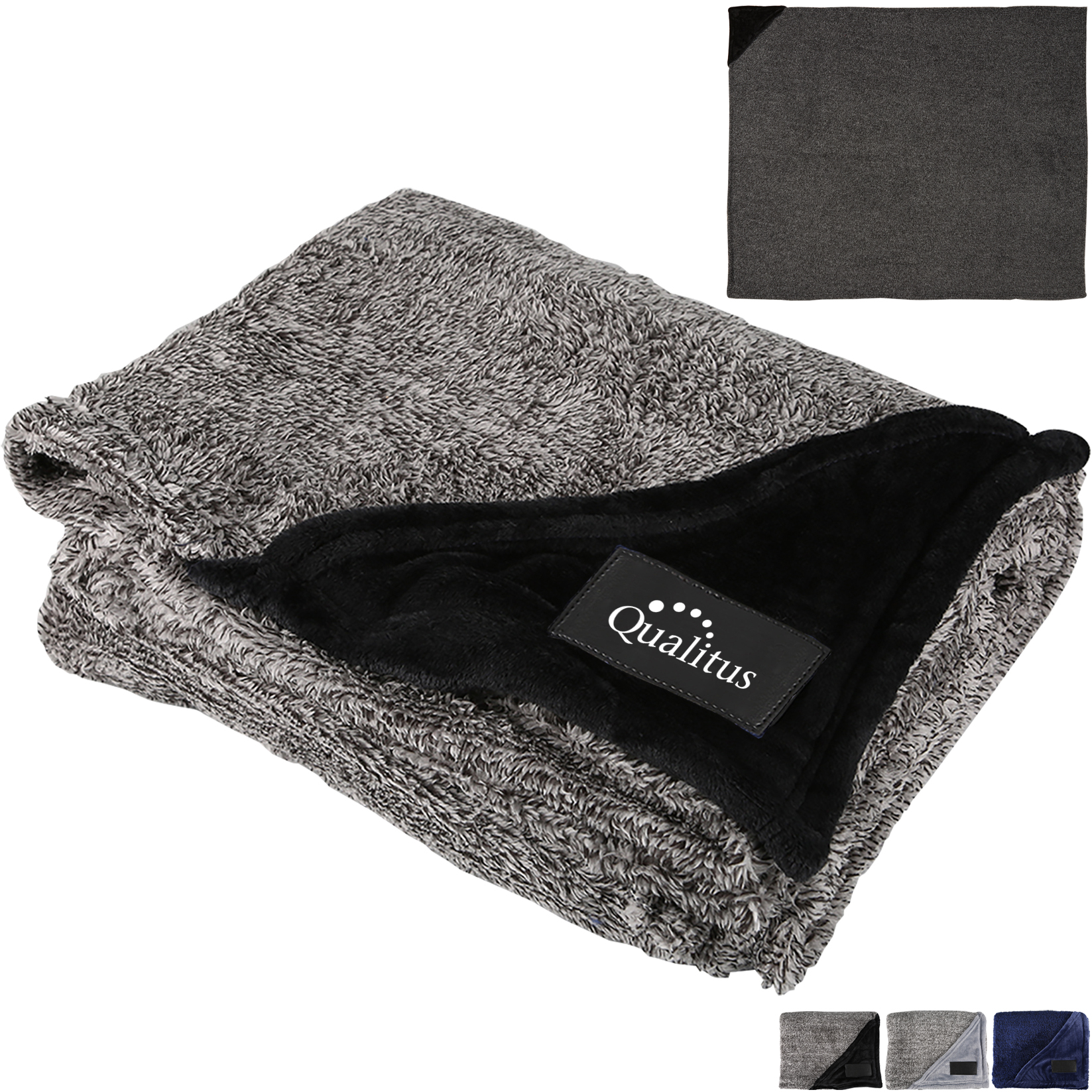 Product Photo 1 rPET Fleece Blanket, 75" x 50"