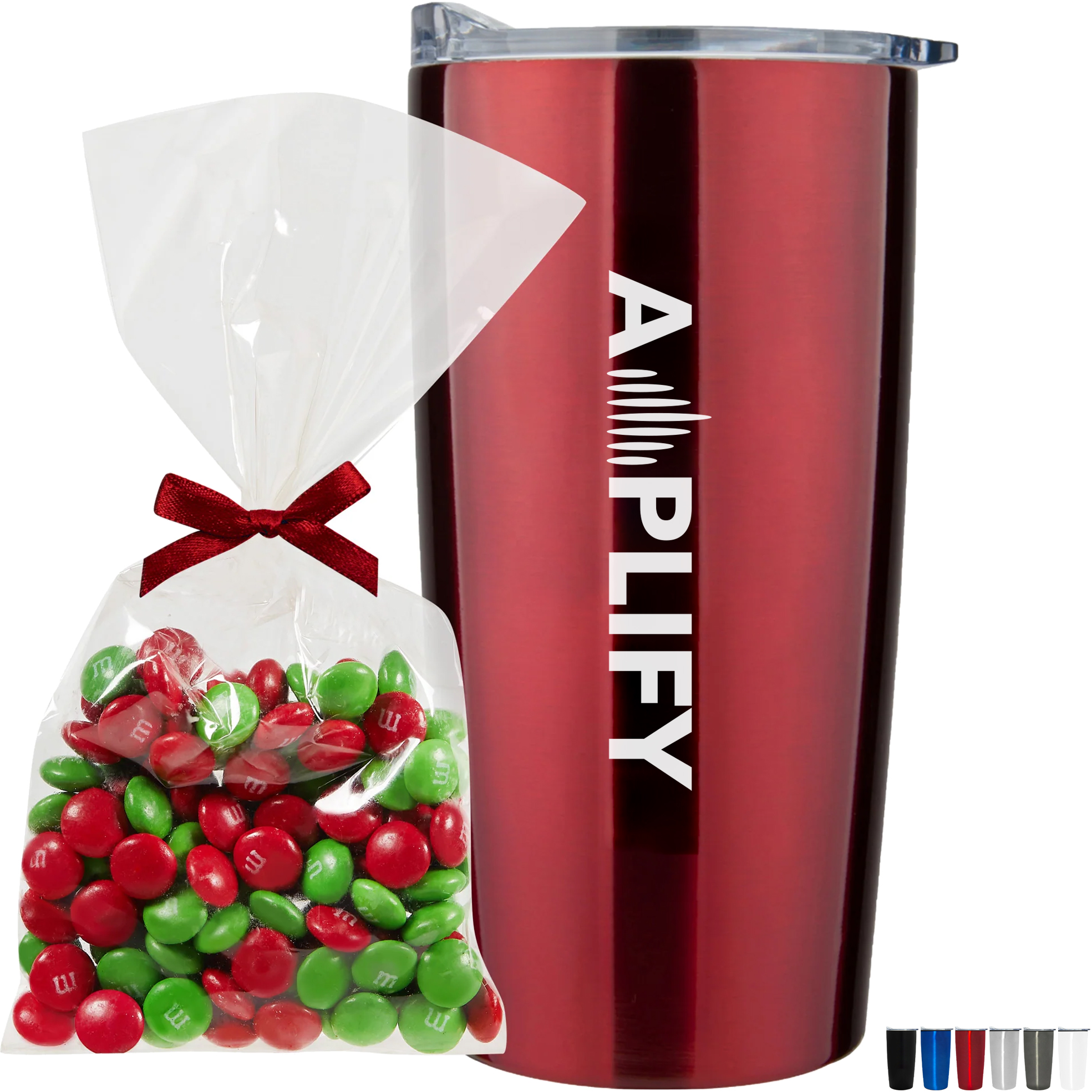 Product Photo 1 Holiday M&M's® Mug Stuffer & Straight Tumbler Gift Set