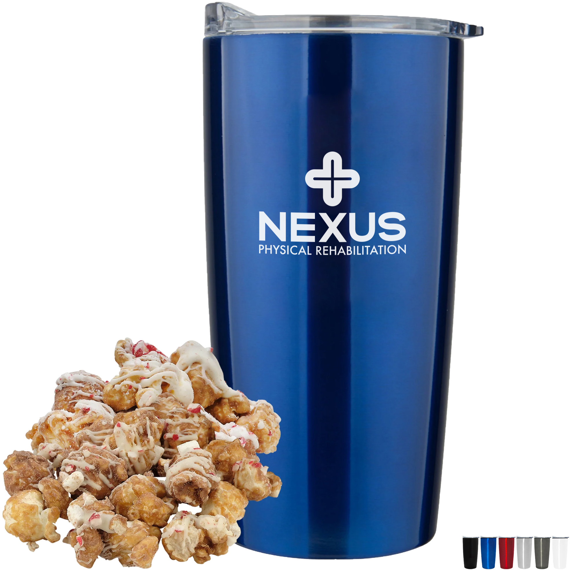 Product Photo 1 Hot Chocolate Peppermint Popcorn & Straight Tumbler Gift Set