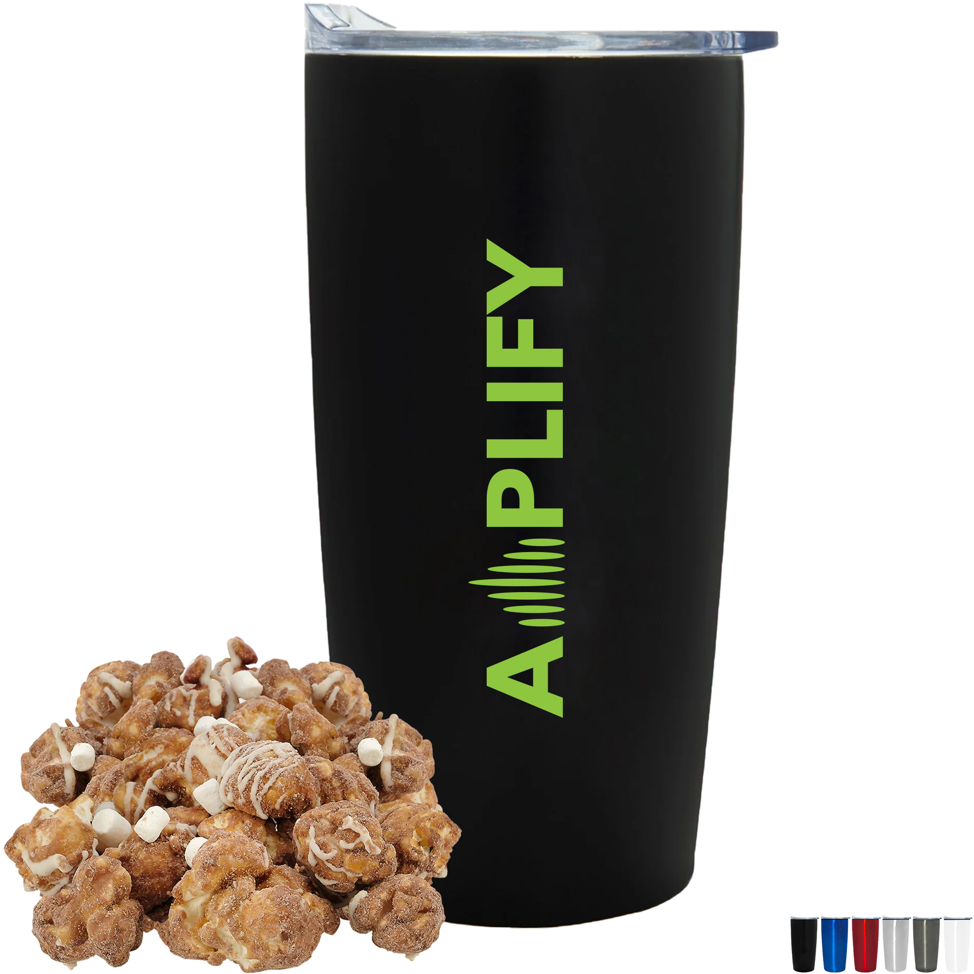 Product Photo 1 Hot Chocolate Popcorn & Straight Tumbler w/ Plastic Liner Gift Set
