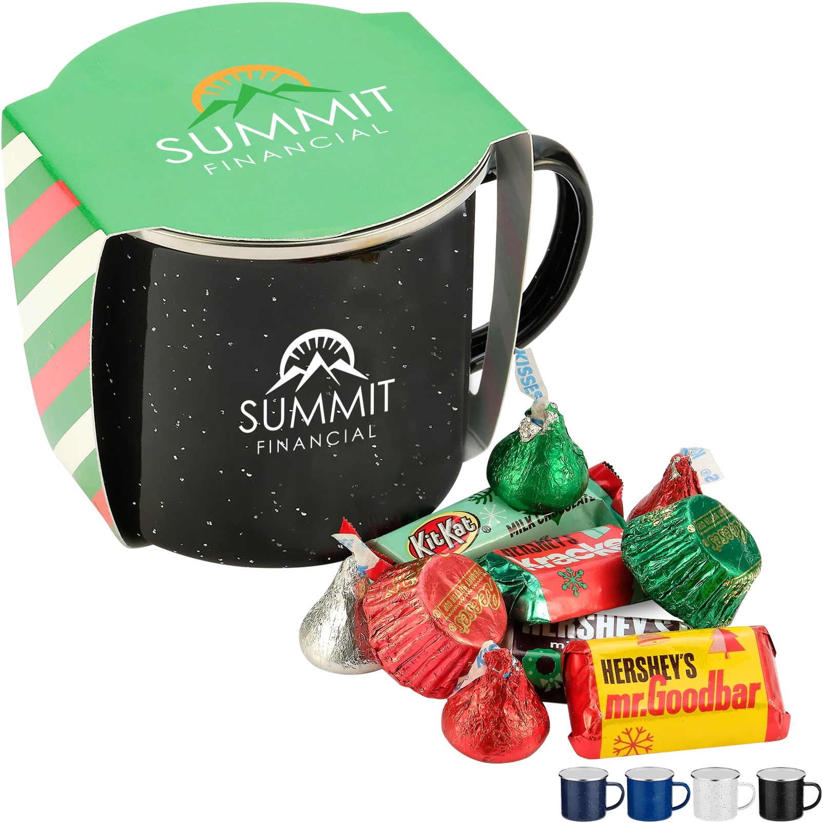 Product Photo 1 Hershey's® Holiday Mix & Speckled Camping Mug Gift Set