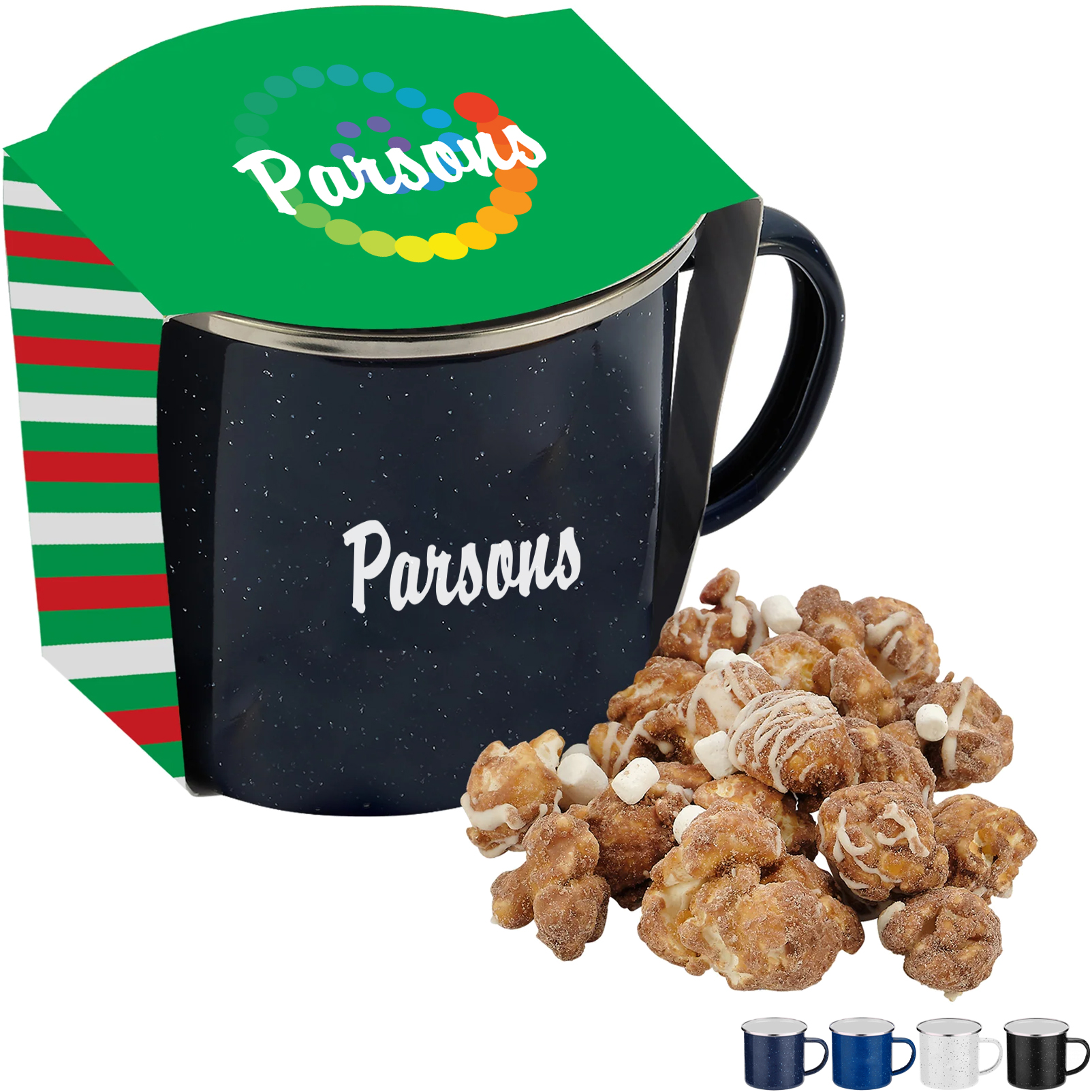 Product Photo 1 Hot Chocolate Popcorn & Speckled Camping Mug Gift Set