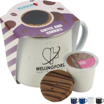 Coffee Pod, Chocolate Oreo & Speckled Camping Mug Gift Set