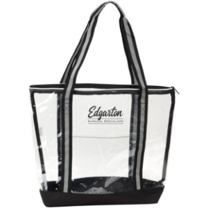 Diamond Clear TPU Zippered Tote - AR1169