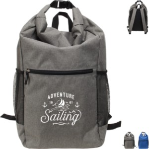 Bellerive Roll Top Polyester Backpack - AR1176