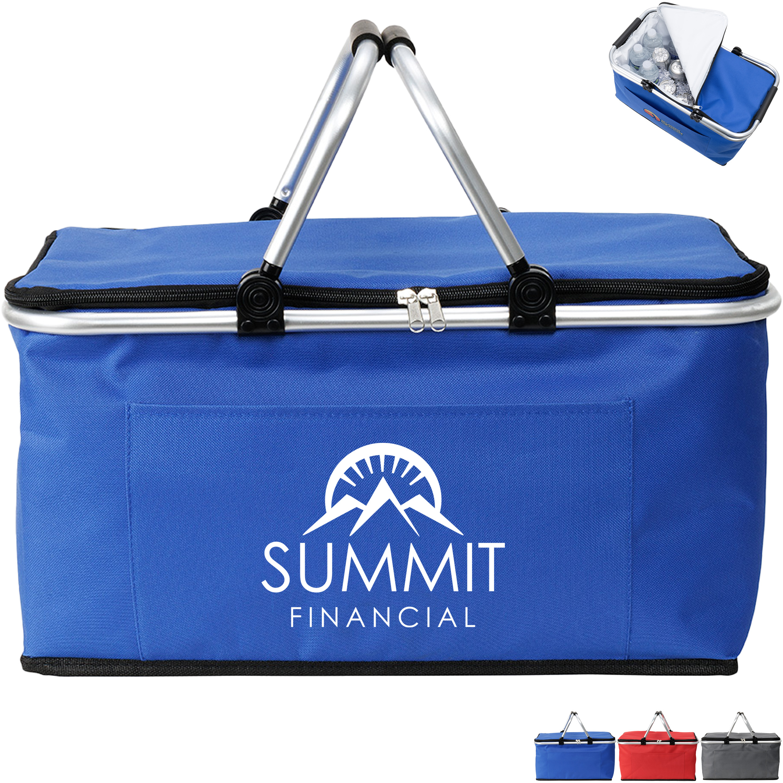 Product Photo 1 Jamboree Insulated Polyester 36 Can Hard Frame Picnic Basket