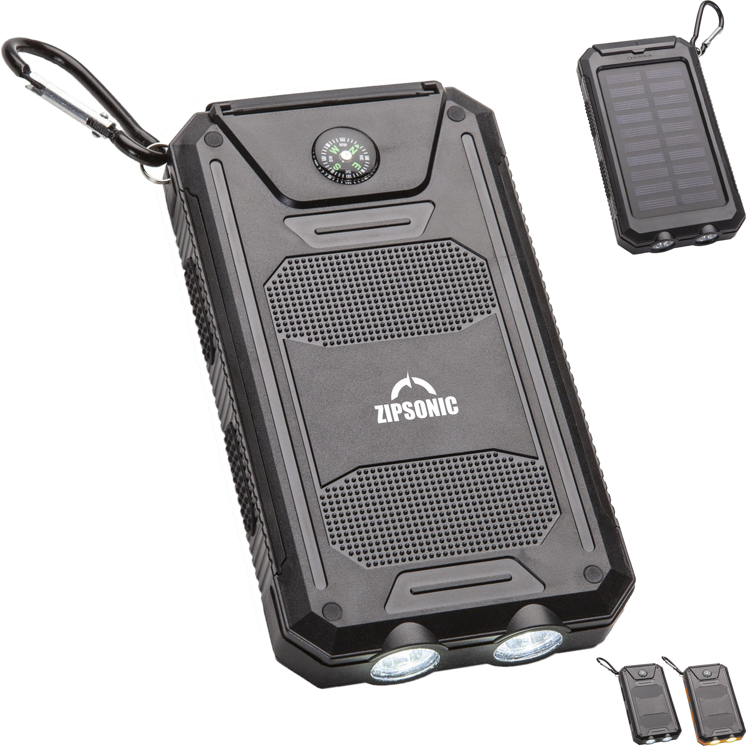 Product Photo 1 Zonne Solar Power Bank with LED Light, 10,000mAh